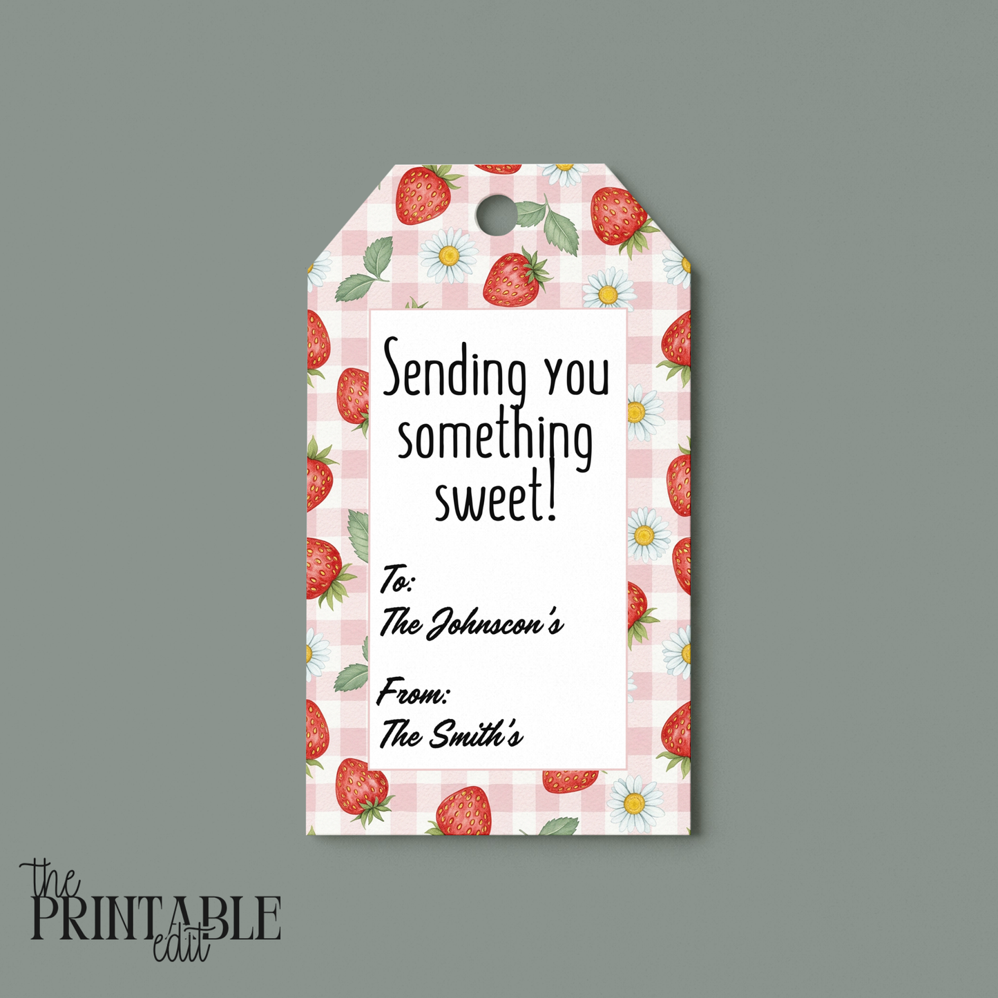 Strawberry Summer Tag