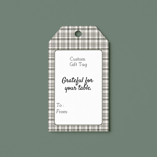 Thanksgiving Gift Tags Printable | Hostess Gift Tag Template